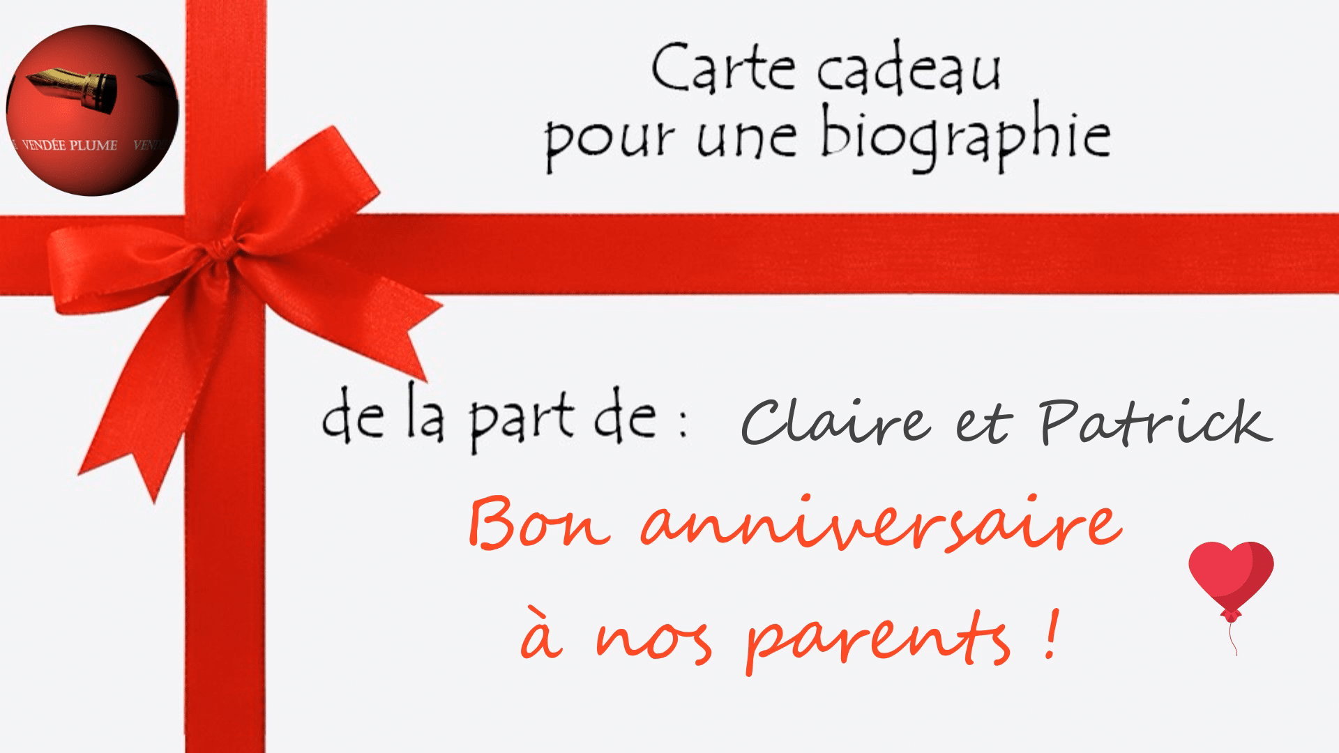 carte cadeau